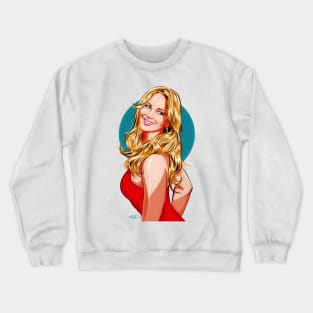 Jennifer Lawrence - An illustration by Paul Cemmick Crewneck Sweatshirt